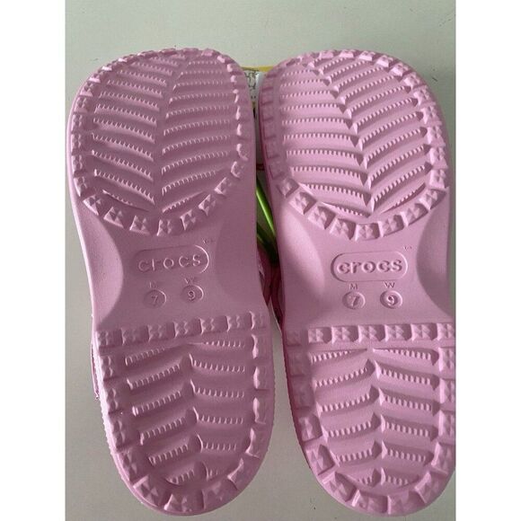Crocs Peanuts Snoopy Woodstock Mary Jane Clog Pink 211130-90H Women’s Size 9 NEW - Picture 13 of 14